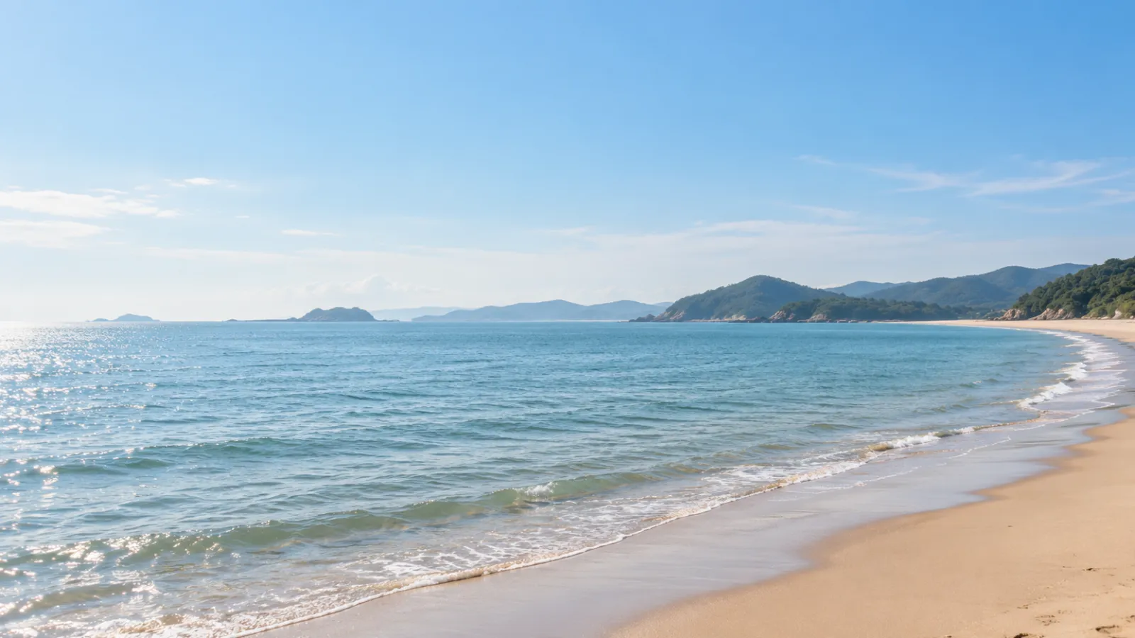 전북특별자치도 부안군 변산반도와 서해 해안의 지리적 특성을 참고해 만든 가상의 해안 풍경. 실제 장소를 촬영한 사진이 아닌 AI 생성 지역 분위기 이미지입니다.