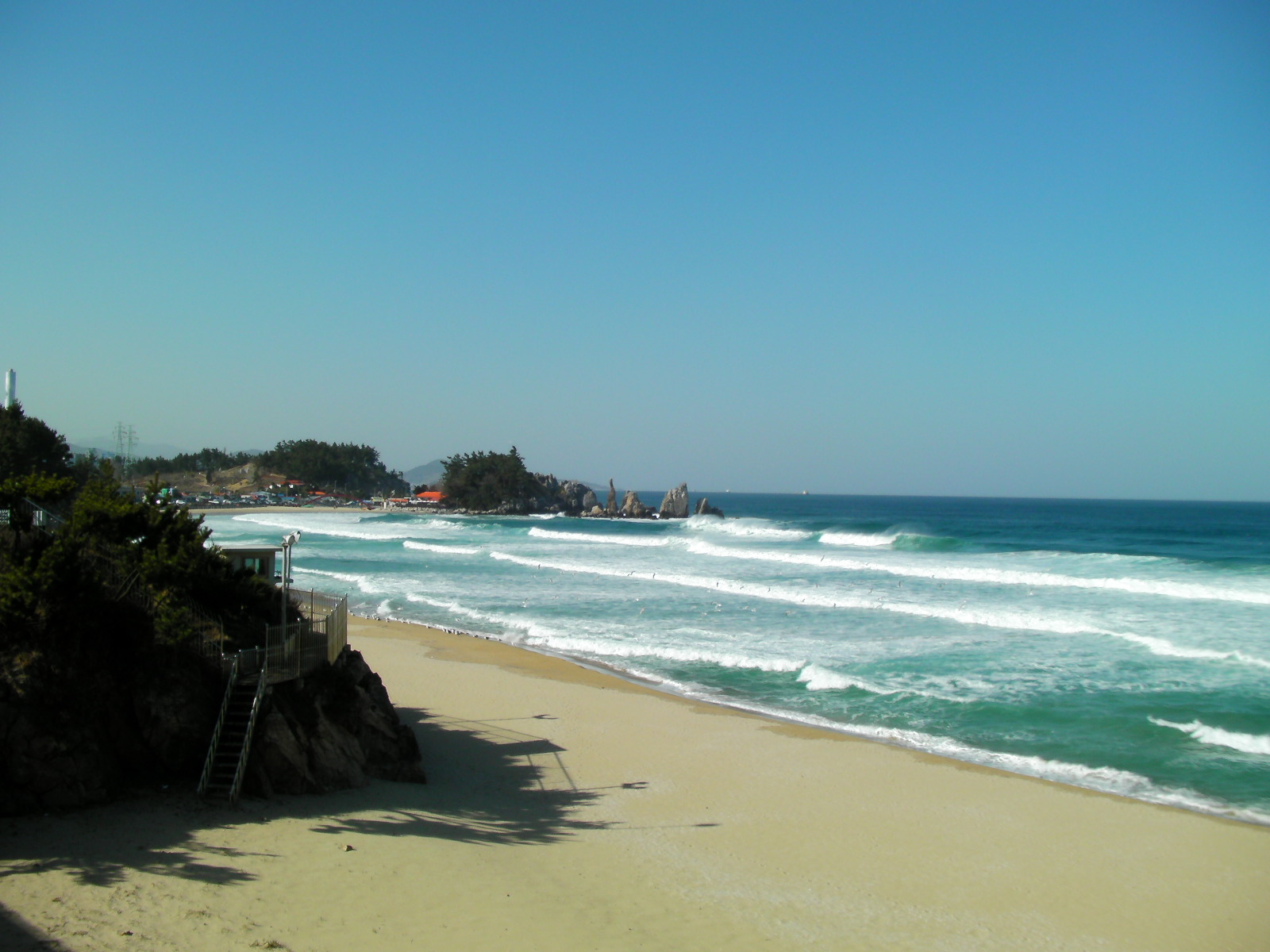 2009년 3월 14일 촬영된 삼척시 갈천동 삼척해수욕장 전경